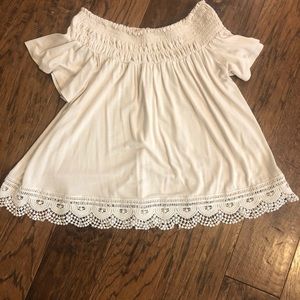 Cream Altar’d State Off-the-Shoulder Top